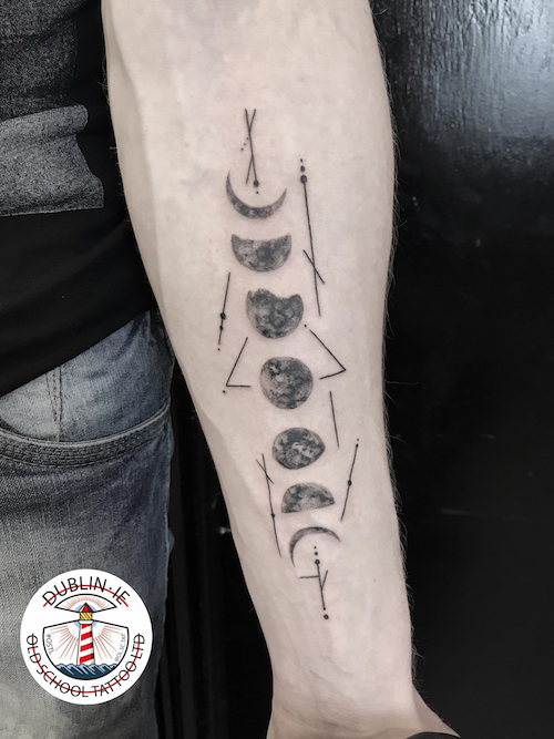 moon tattoo